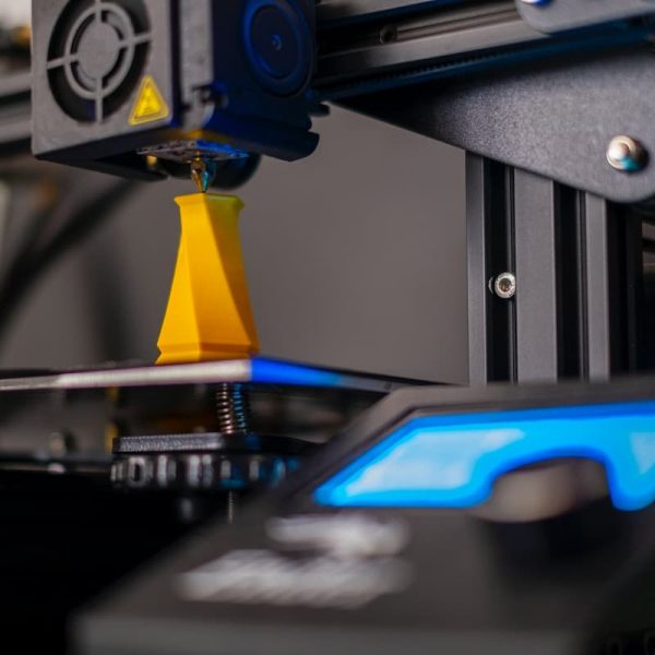 a 3D printer in use