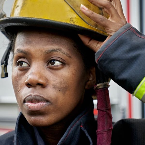 female firefighter in Missouri