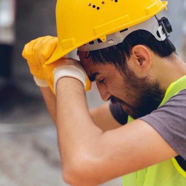 injured construction worker